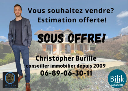 LA BUISSE, villa de 172 m2 avec piscine au calme